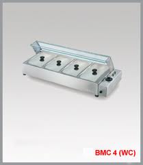 Quầy đun cách thủy BMC 4 khay liền